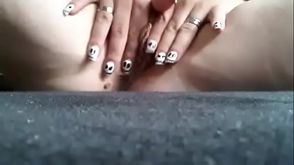 Sandy fingers herself