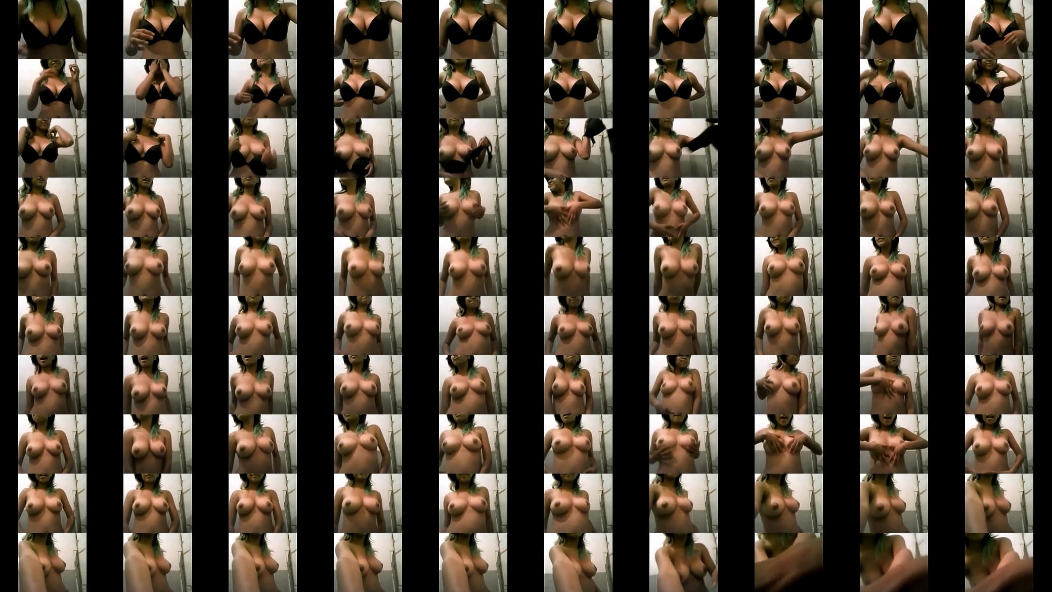 Morra masturb&aacute;ndose en el ba&ntilde;o 预览图