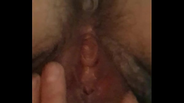 Mature milf has her ass puckered