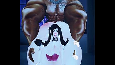 Sexo con mi mujer gotica en imvu