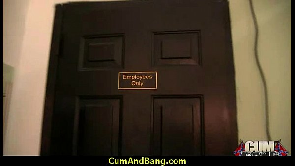 Ebony Chick Drowned In Cum 5