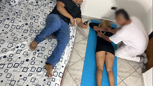 I like the Masseur to Massage my Ass and Vagina in Front of my Cuckold Husband NTR Netorare