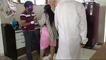 Hot Indian Maid and Malkin Double Teamed by Malik and Dost Desi Foursome Chudai with Hindi Dirty Talk