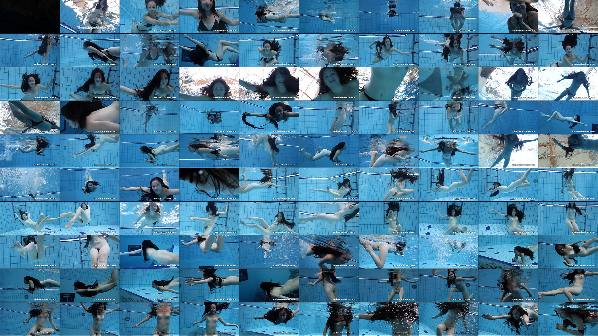 Cute Umora is swimming nude in the pool 预览图
