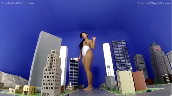 Giantess hunting for her boyfriend