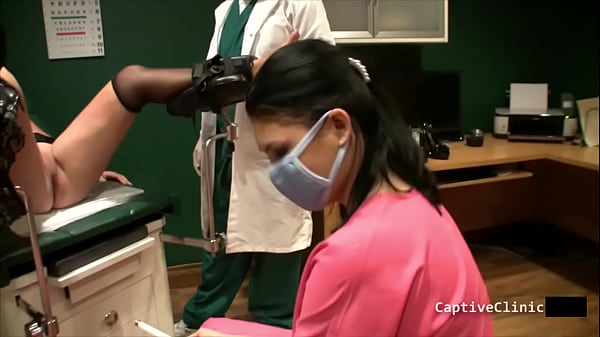 Download Video - The Interrogator Crystal Frost Become The Interrogated Alongside Angel Rose While Nurse Amo Morbia & Doctor Tampa Extract The Trust Using Electricity&excl; Watch The Full 1  Hour Movie Only At BondageClinic&excl; Reup