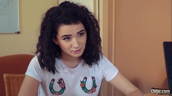 Download Video - Cute Teen Fucked by Big Cock Grandpa Cums in her mouth with cumplay