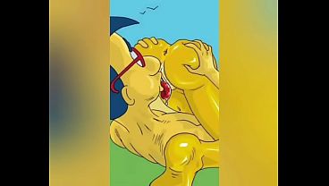 Marge and milhouse