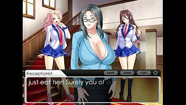Busty MILF tries to seduce Aika. Smutty Lesbian Hentai Vore Project