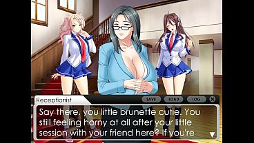 Busty MILF tries to seduce Aika. Smutty Lesbian Hentai Vore Project
