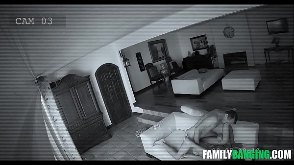 Latina Blows Her Stepdad In The Kitchen Before Getting Her Pussy Fucked On The Couch