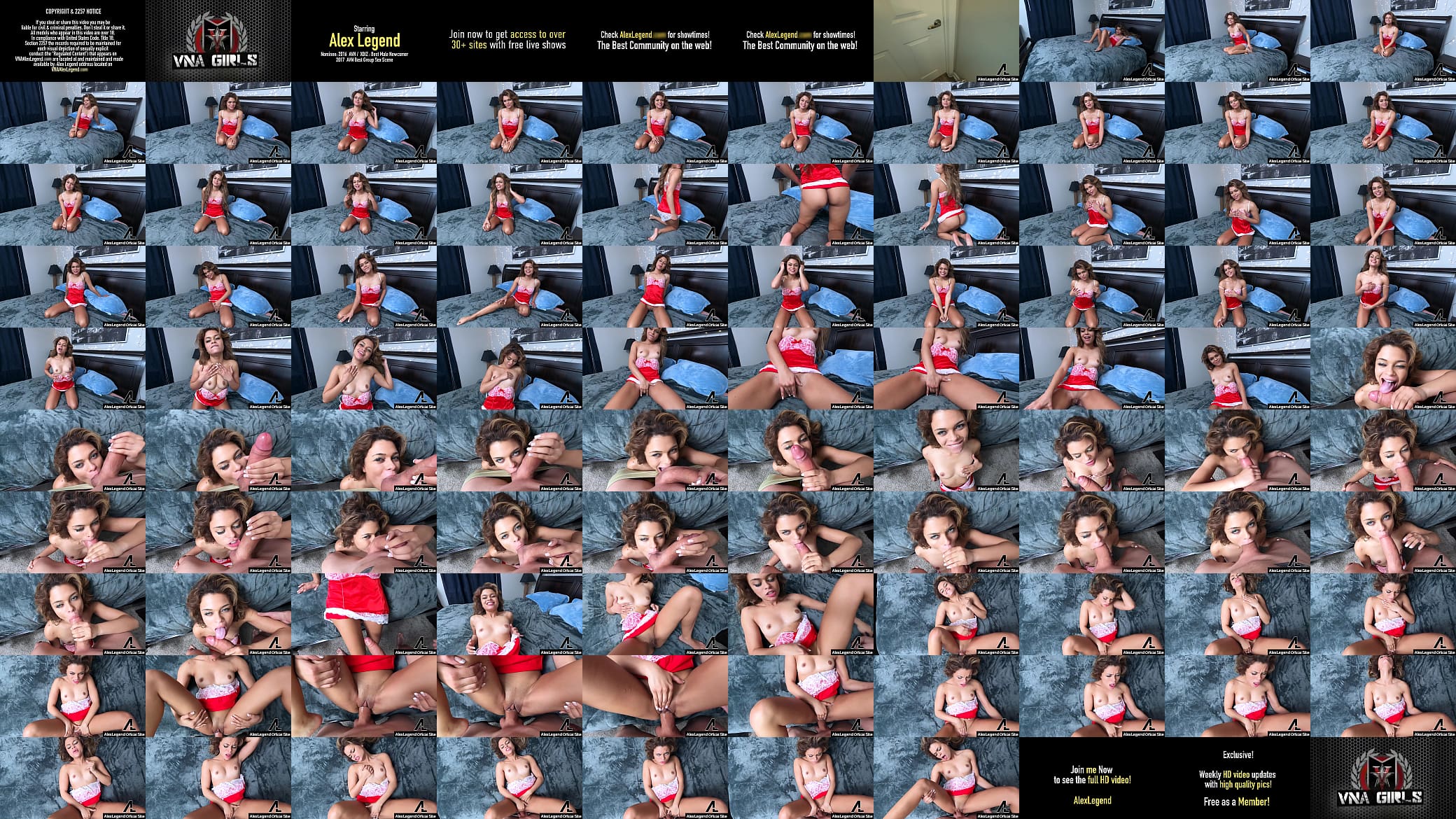 Dicked Diva Destiny Cruz Fucks Best Buddy&#039;s BF Alex Legend For XMas! 预览图