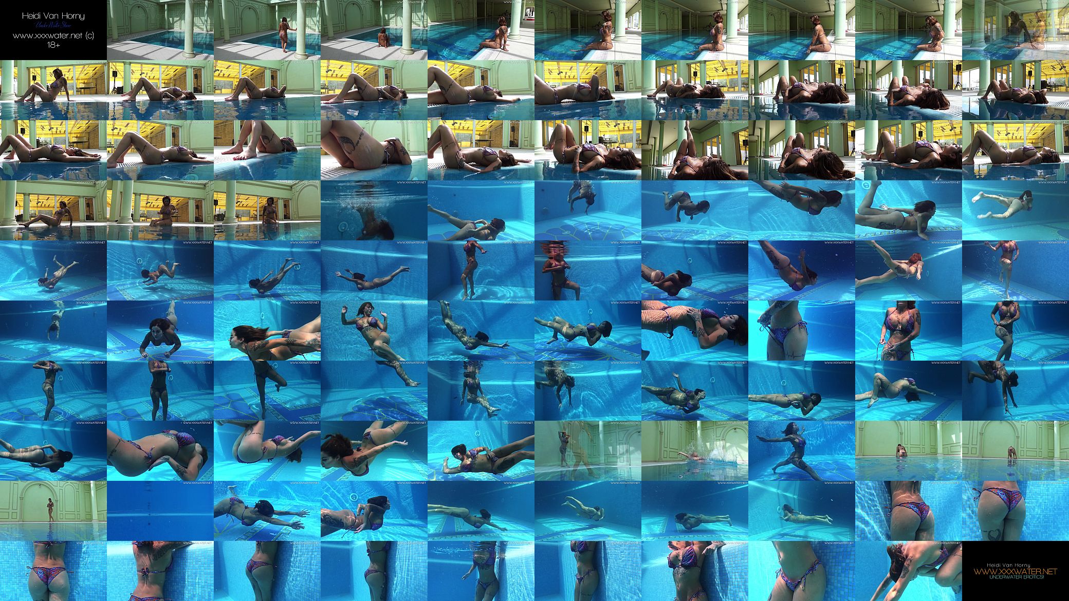 Heidi Van Horny big tits and ass underwater 预览图