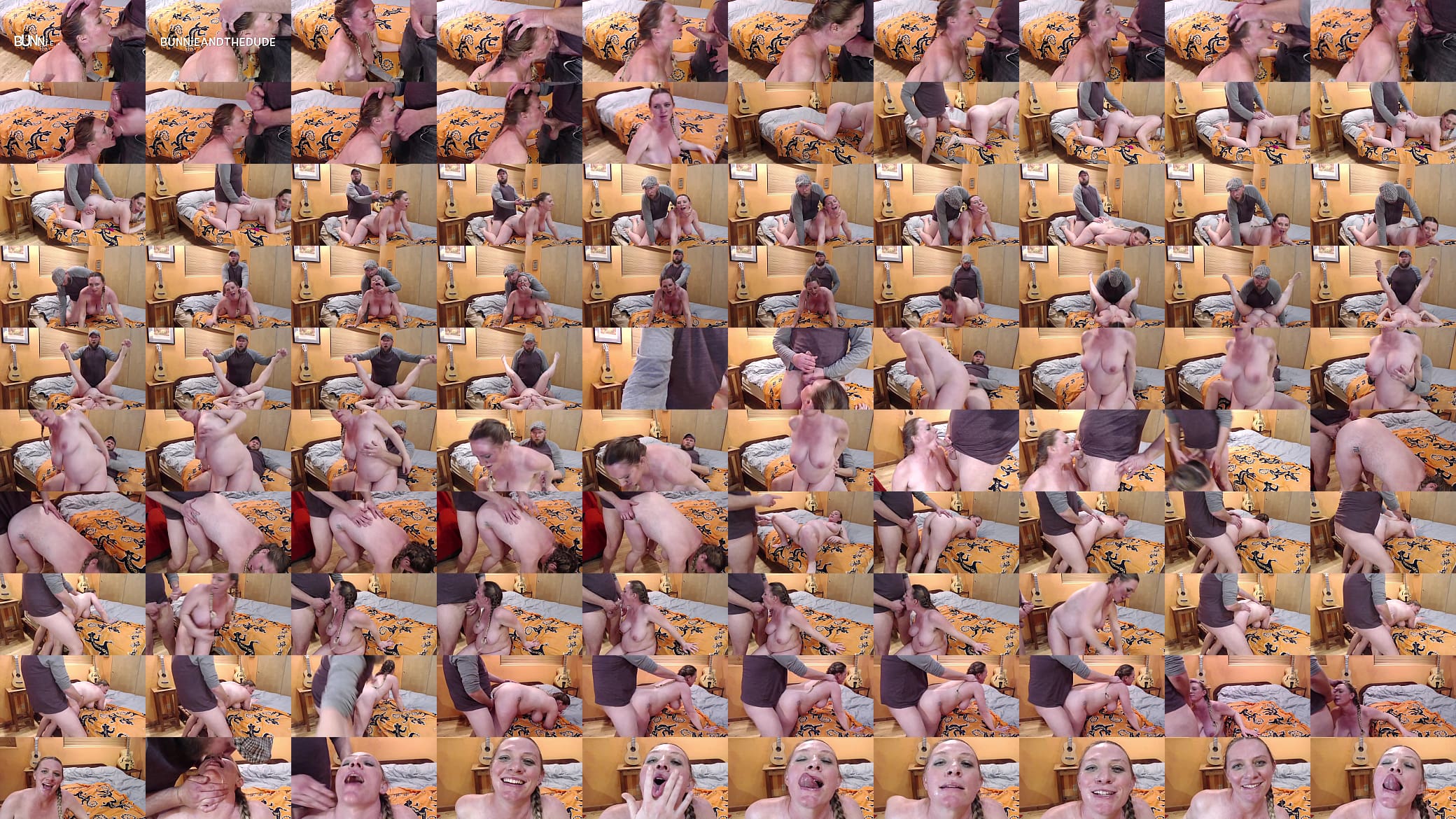 Rough Fucking Big Pregnant Wife in Pigtails so loud Neighbors can Hear - BunnieAndTheDude 预览图