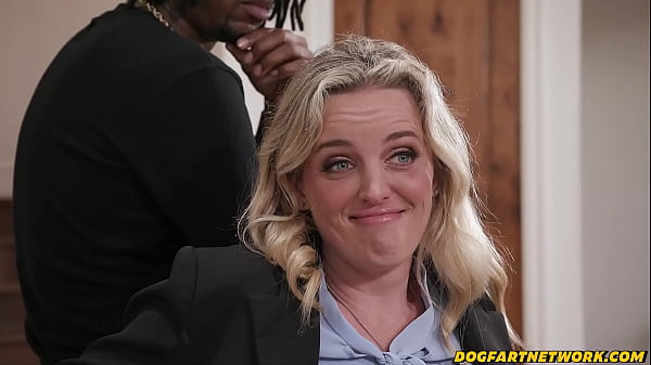 Big COCKED Paroless Spitroasted Blonde Parole Officer - Charlie Forde - Dogfart