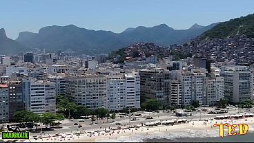 Ted's first ride in Rio de Janeiro with the widow who lost her husband and became an actress - Thai Camargo - Joao O Safado