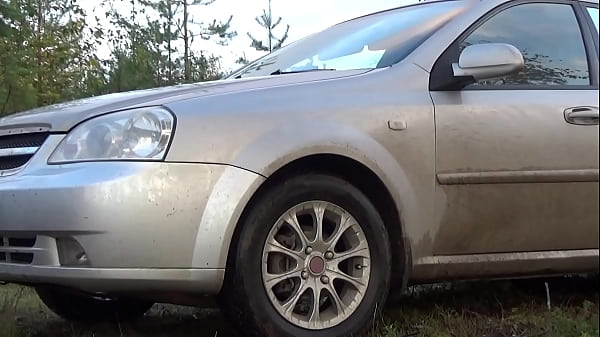 Business lady and hooligan 3- Fuck on car