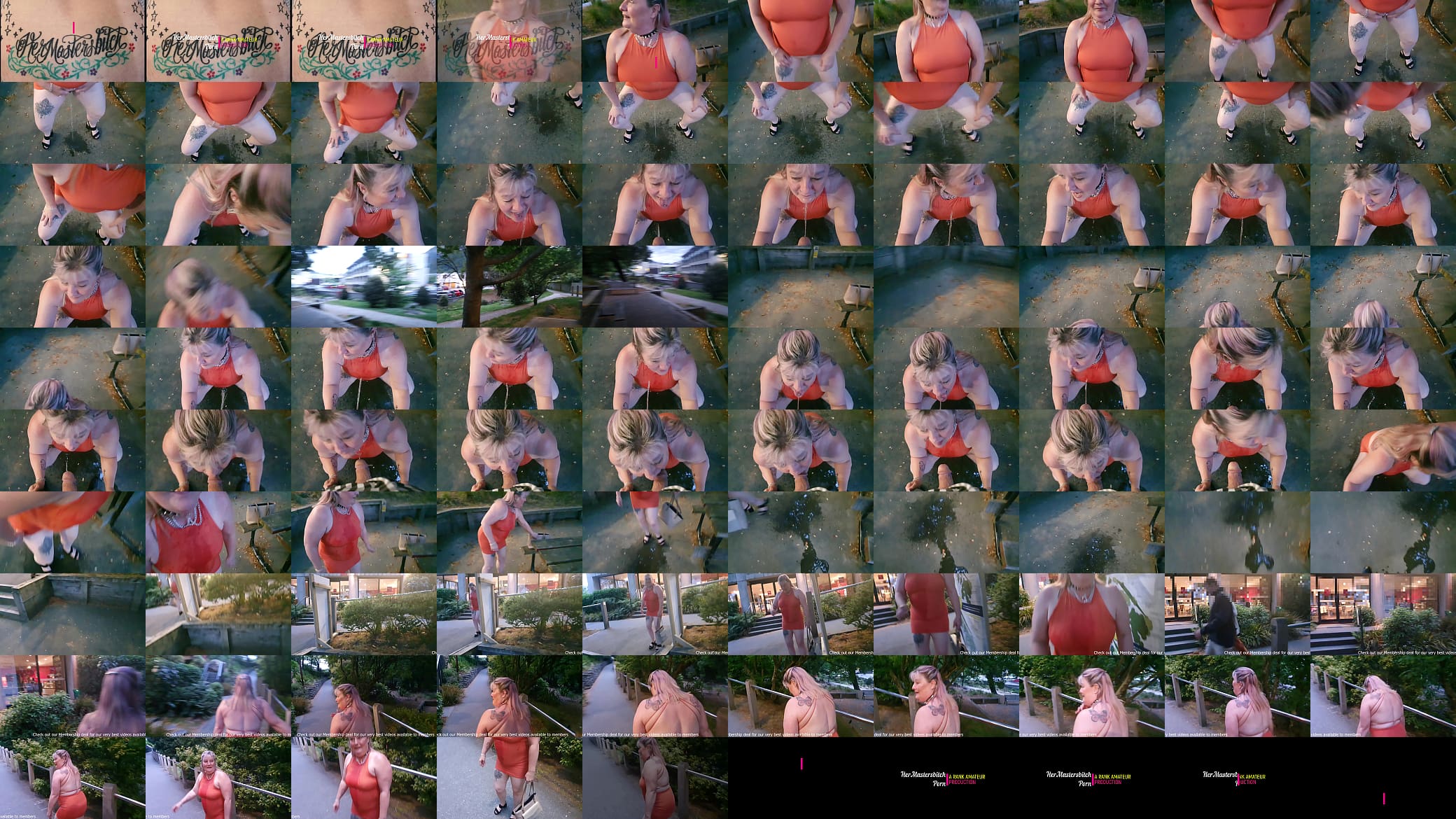 NZ MILF slut pisses and pissed on in public park then walks home 预览图