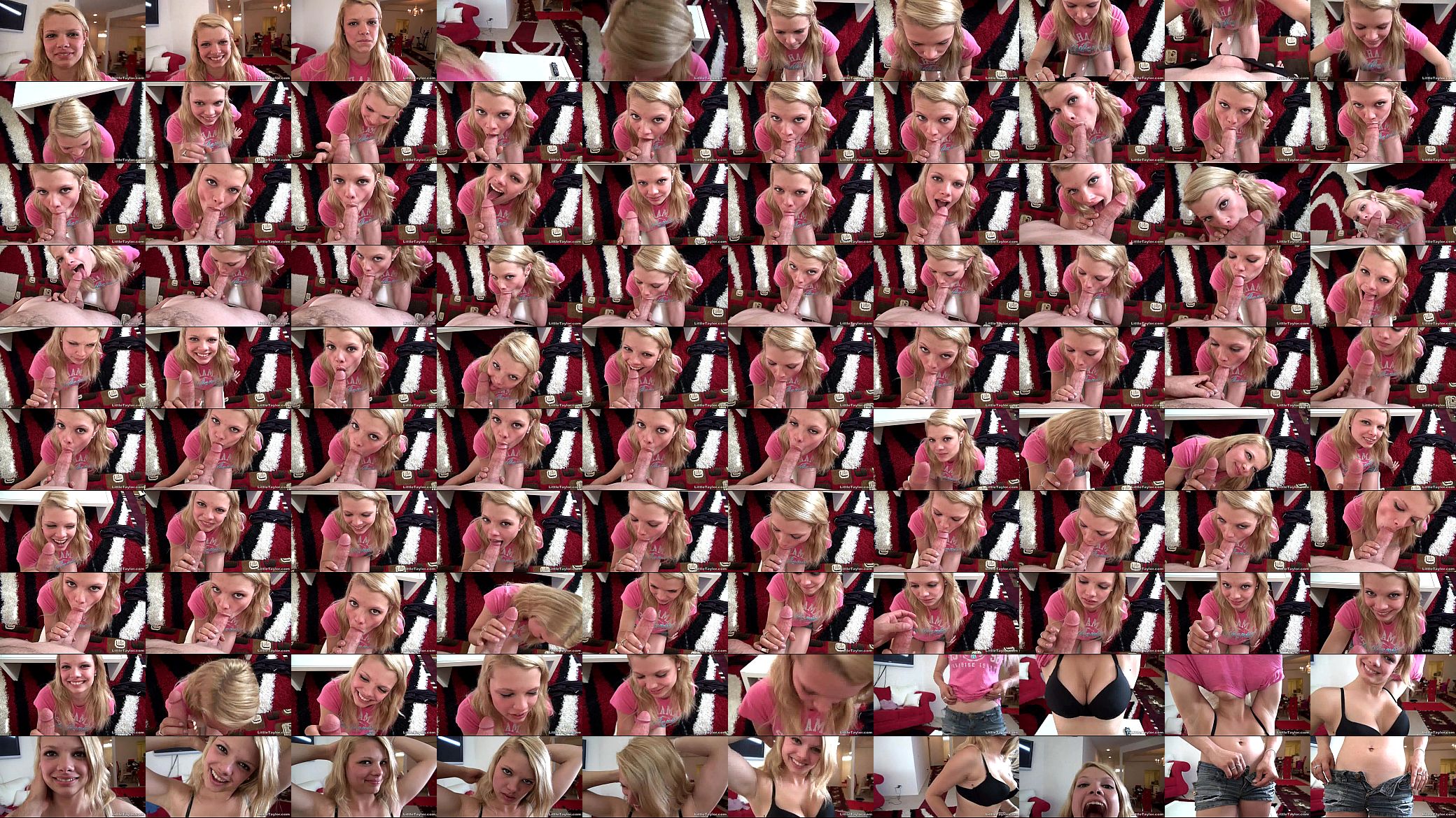 Sexy Blonde Teen Chcik Blows Cock Like A Pro 预览图