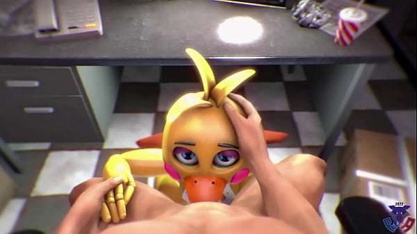 Toy chica dando una mamada