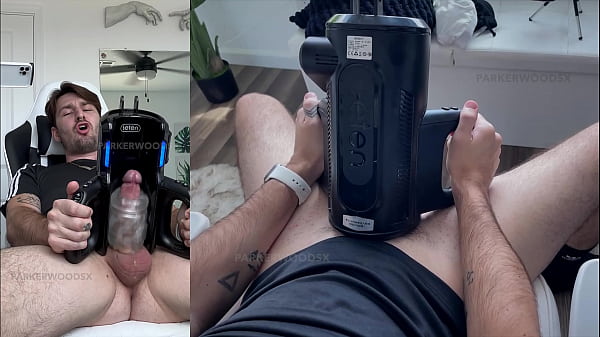 Download Video - trying out my new sex toy XSpaceCup XT5 Auto-Stroker for first time