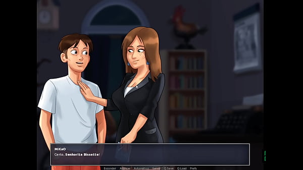 Summertime Saga ep 76 - HIS DICK UNTIL HE CUMS ON THE TEACHER