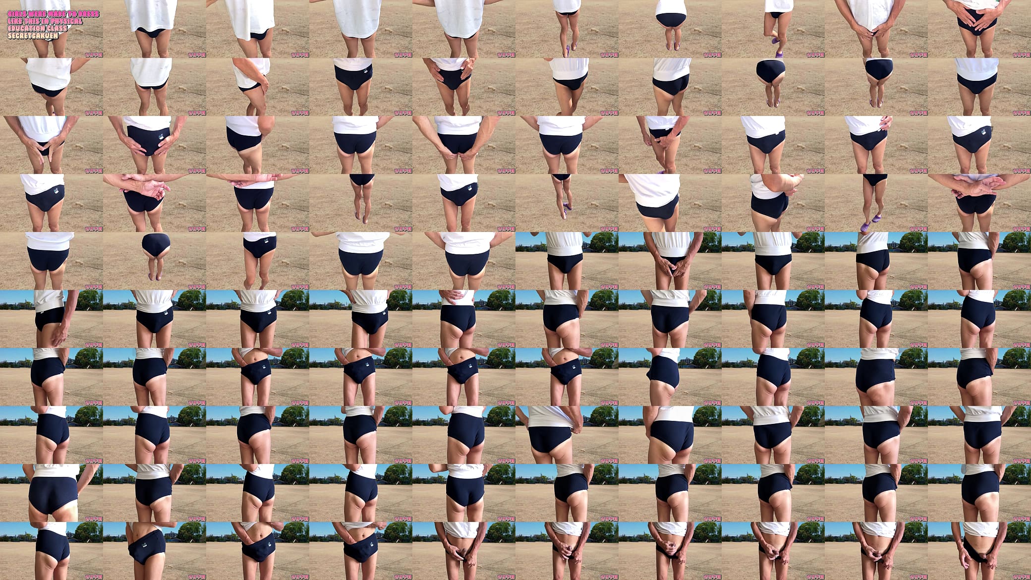 Girls were made to dress like this in physical education class SecretGakuen 预览图