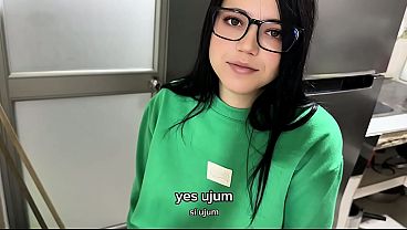 I stay home alone with my step-cousin and ask him for ice cream.