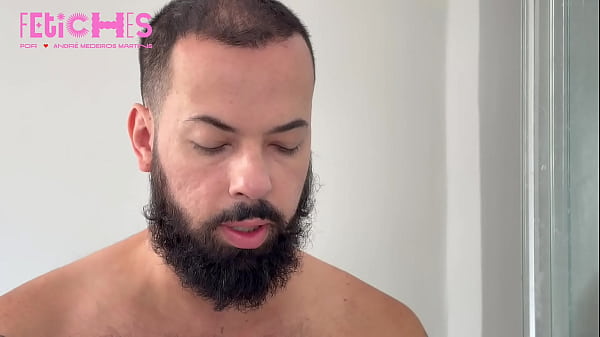 Bearded guy gets magic potion from hottie