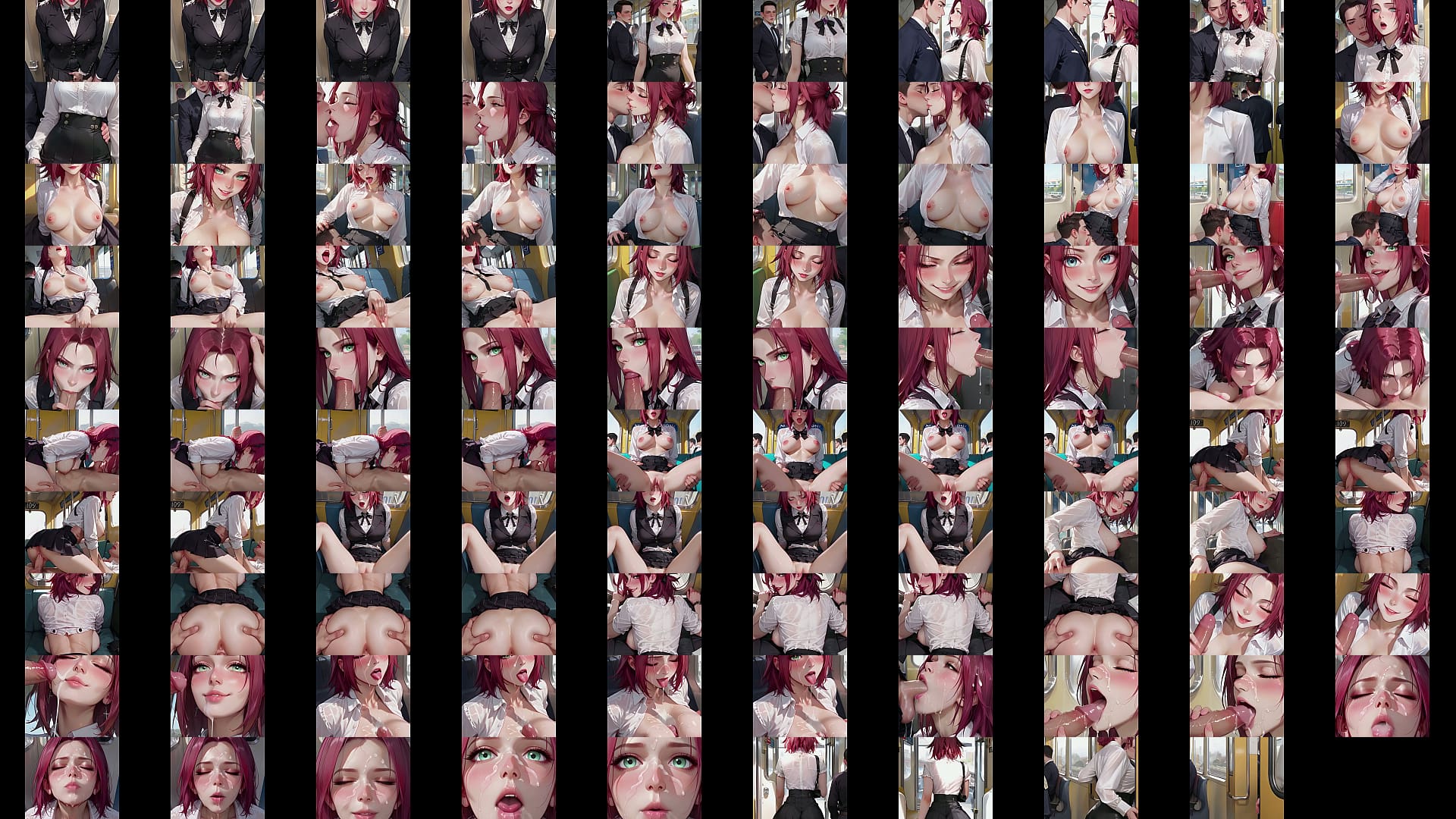 Fucking an old friend in a train to Tokio: Kallen Stadtfeld, an erotic tale / AI Hentai uncensored 预览图