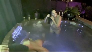 Steamy Hot Tub Sex With Abi James 30 sec