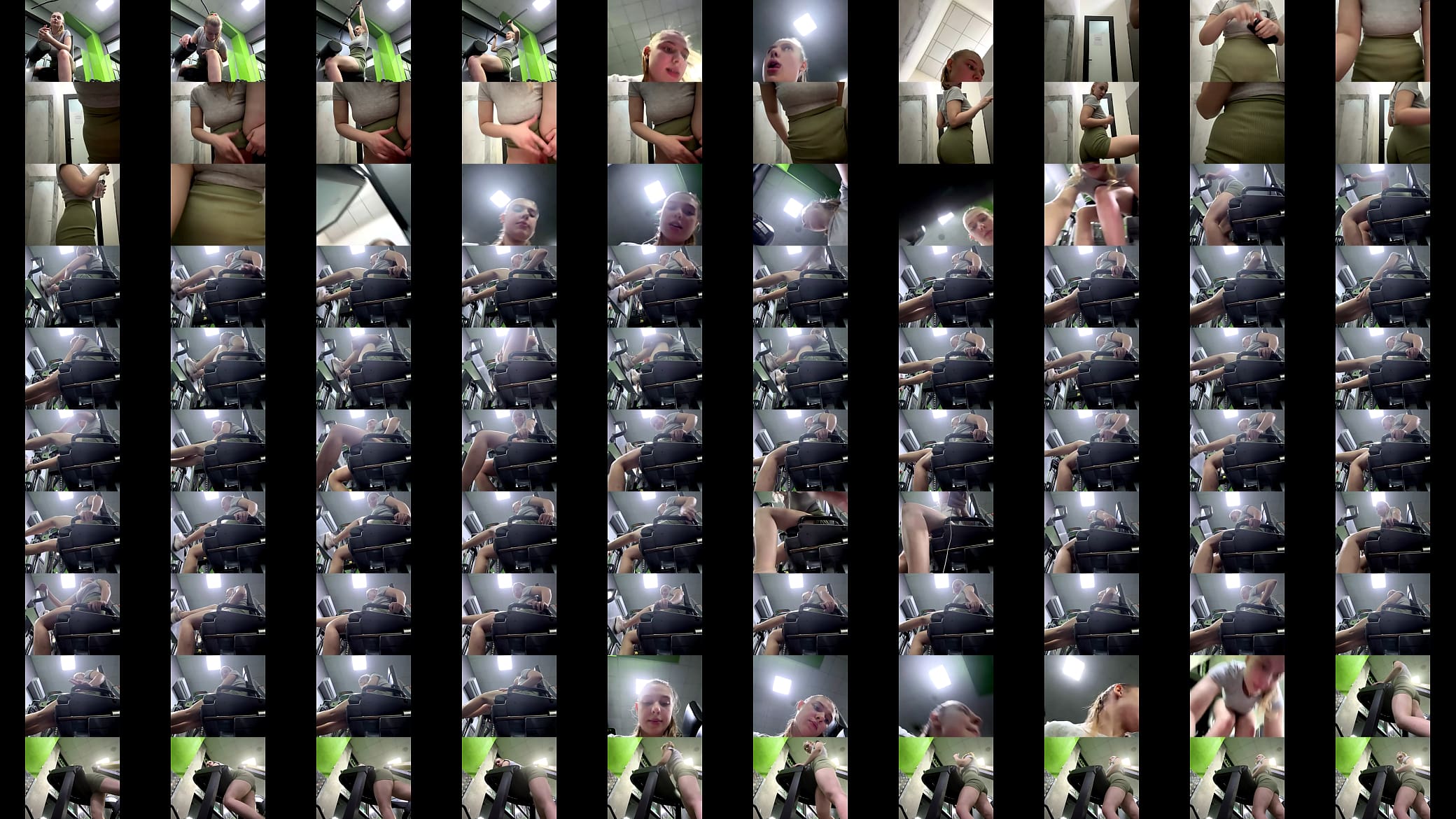 Extreme squirting in the gym 预览图