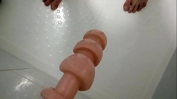 Download Video - Cant push deeper  huge dildo