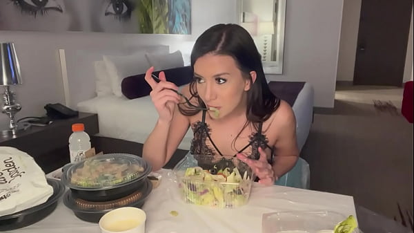 Mukbang before puking