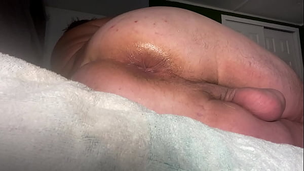 Deep 12 inch ribbed dildo penetrating my intestine