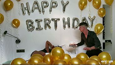 Best Birthday Ever for Yasmina Khan: Big Dick Deepthroat   Rough Fuck & Cum in mouth