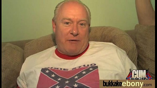 Ebony girl gang banged and covered in cum 15