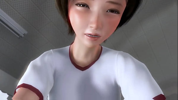 3d 55 Beauty student ride her classmate