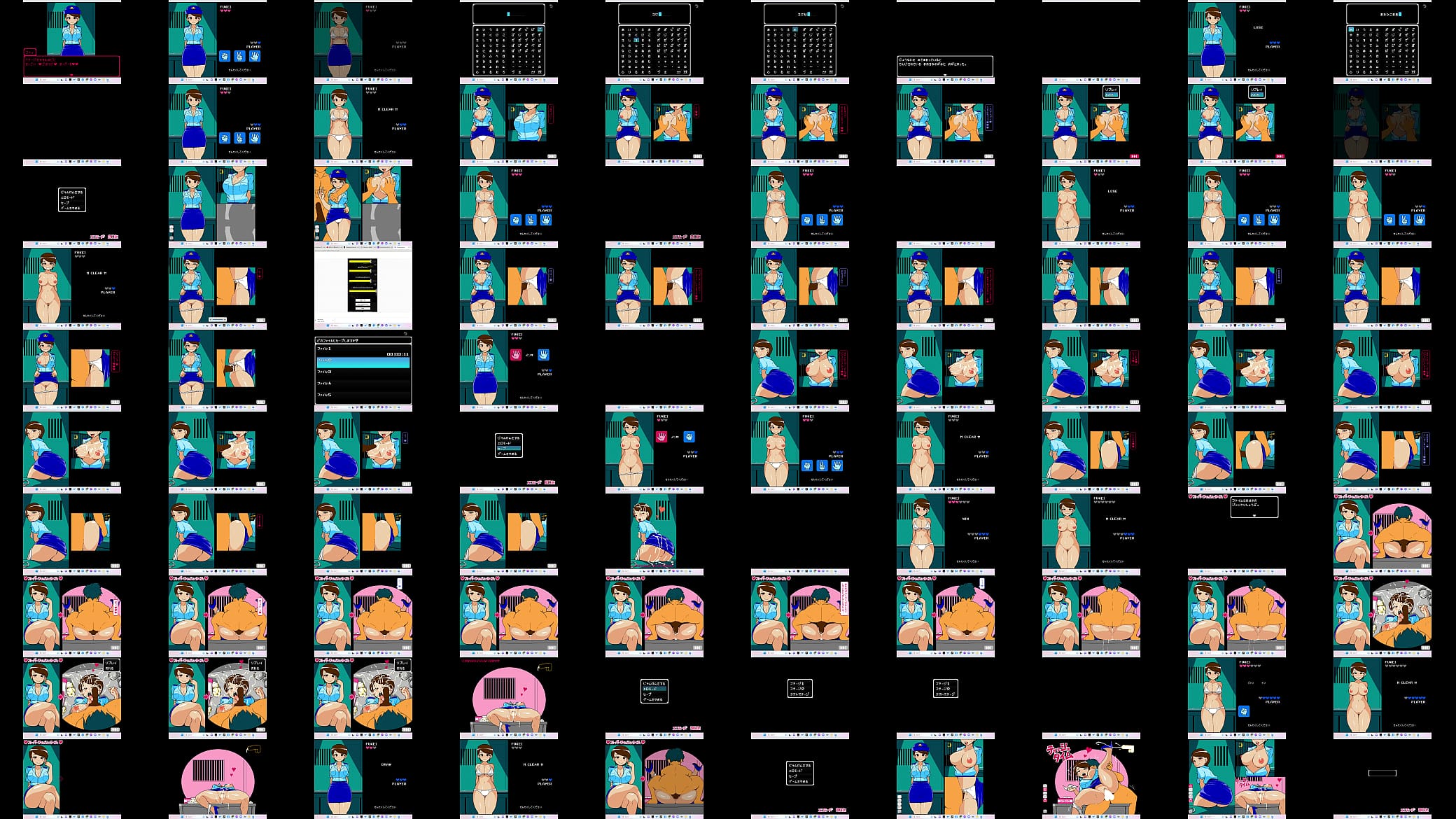 pixel game girl 预览图