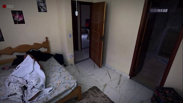 I rented the room with a hidden camera, I couldn't resist and fucked the slut