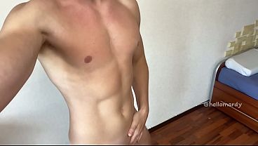 Download Video - Horny Guy Wanking and Cum on Floor