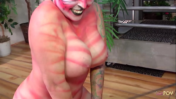 Dirty lesbians play with leather costumes and have the most electric pussy eating session ever