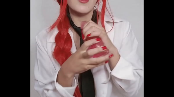 HENTAI JOI - MAKIMA COSPLAY (CHAINSAW MAN) REMINDS YOU WHO'S YOUR