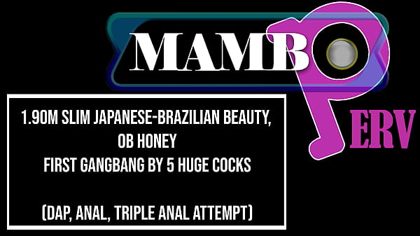 Tall Mixed Babe Takes Five Monster Cocks In First Gangbang