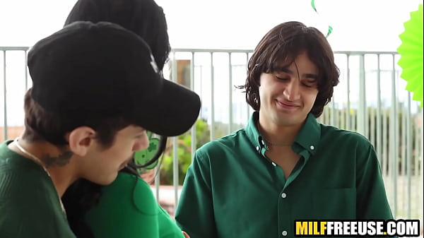 MILF stepmom freeused by stepsons on St. Patrick's Day | Texas Patti, Elias Cash, Sloan Stone