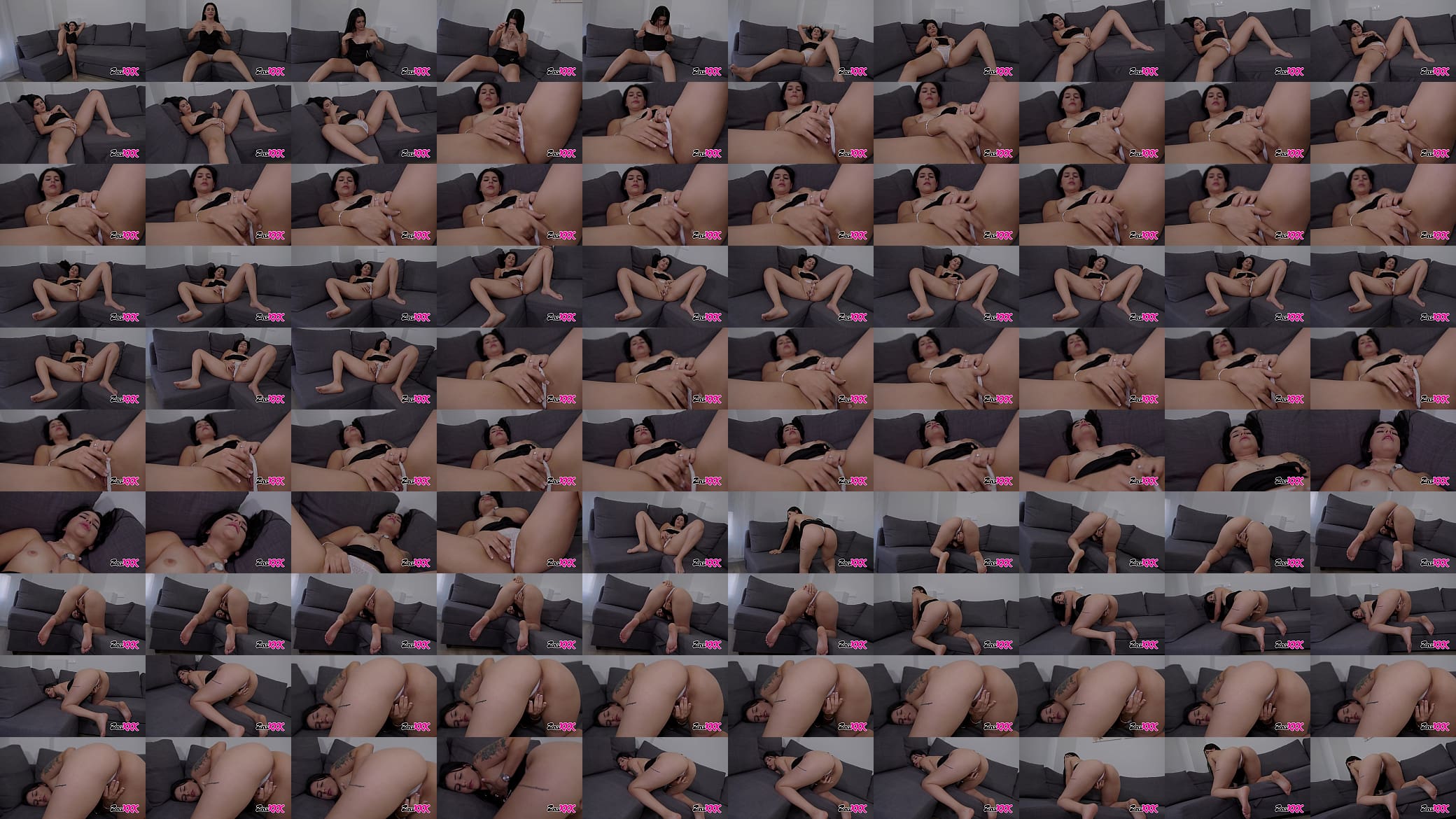 Teen amateur girl masturbating at porn audition 预览图