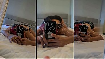 twerking asian loves miror and fucks ex