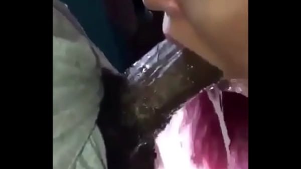 Bussed all in her mouth