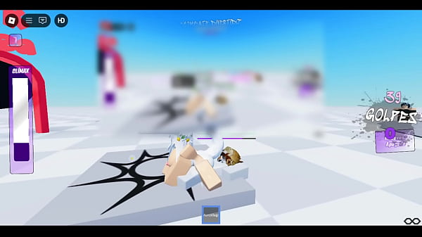 Fucking a little dog in a fighting game