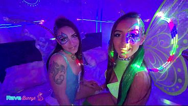 Rave Beauties Sasha Tatcha And Tiny Rhea Heat Up The Afterparty!